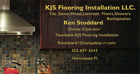 Ken Stoddard - KJS Flooring Installation Owner/Operator