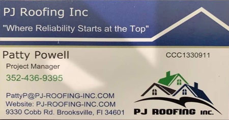 Patty Powell - PJ Roofing, Inc