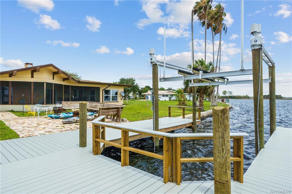 home for sale at 12014 W Bayshore Drive, Crystal River, FL 34429 in Dixie Shores